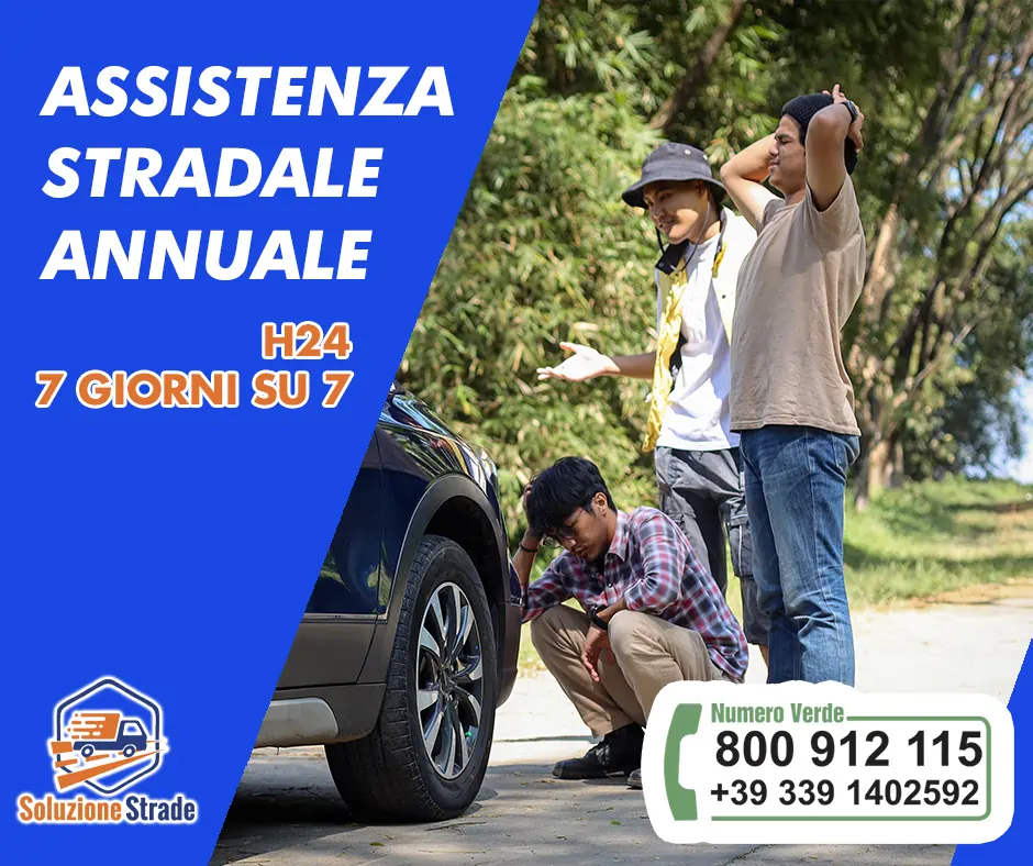 Soluzione Strade - Assistenza Stradale annuale con numero verde