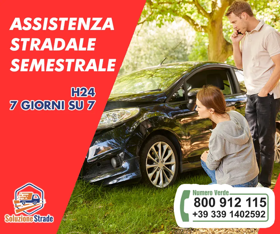 Soluzione Strade - Assistenza Stradale semestrale con numero verde